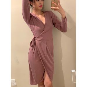 NWT Blush Wrap Dress